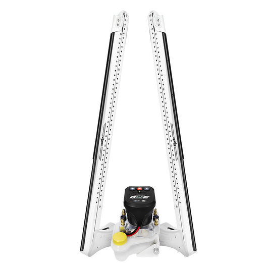 Power-Pole Blade ONE Pump BLS Shallow Water Anchor System - 10' - Dual Blade - White